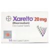 RIVAROXABAN XARELTO 20mg